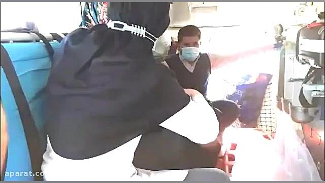 نجات مادر باردار توسط اورژانس...