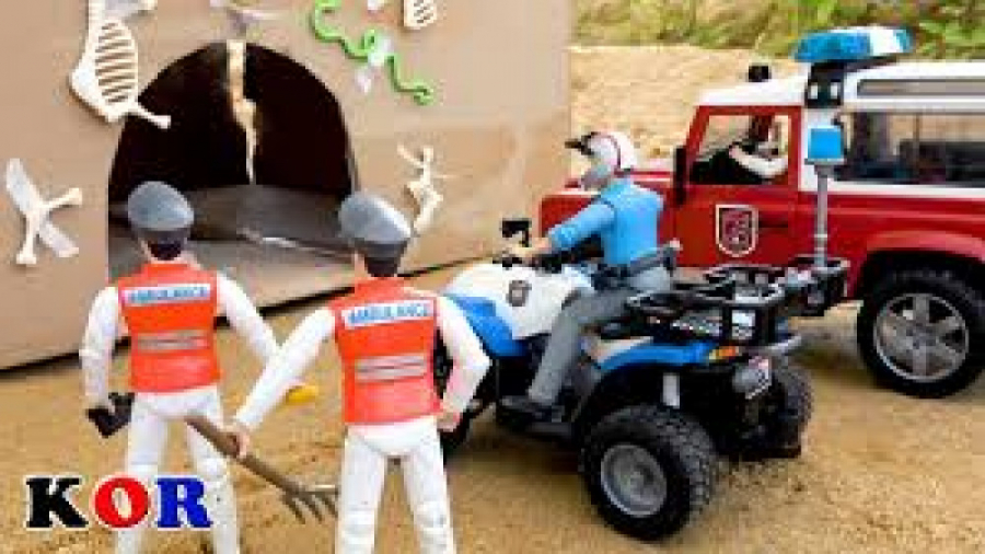 اسباب بازی  ماشین پلیس و آتش ن...