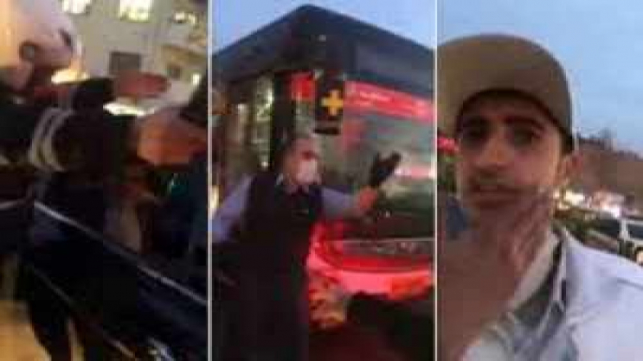 لحظه درگیری عنابستانی و سرباز...