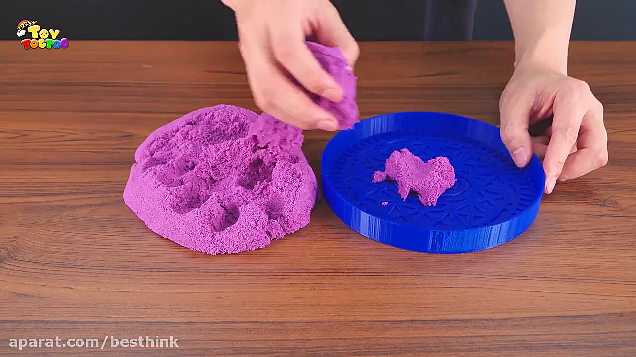 شن جادویی ، شن بازی رنگین کمان...