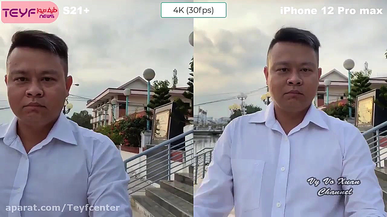 مقایسه گوشی S21 با گوشی iPhone...