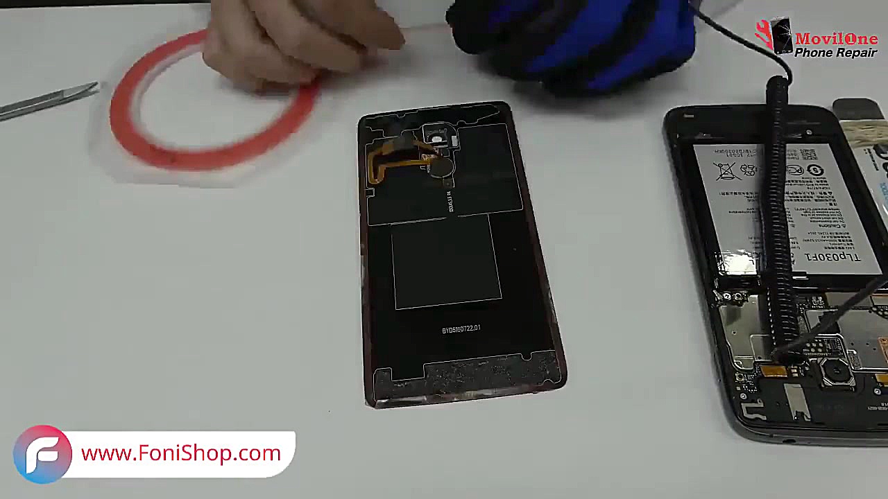 آموزش تعویض باتری گوشی بلک بری...