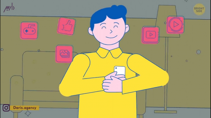 چرا انقدر به گوشیمون وابسته ای...