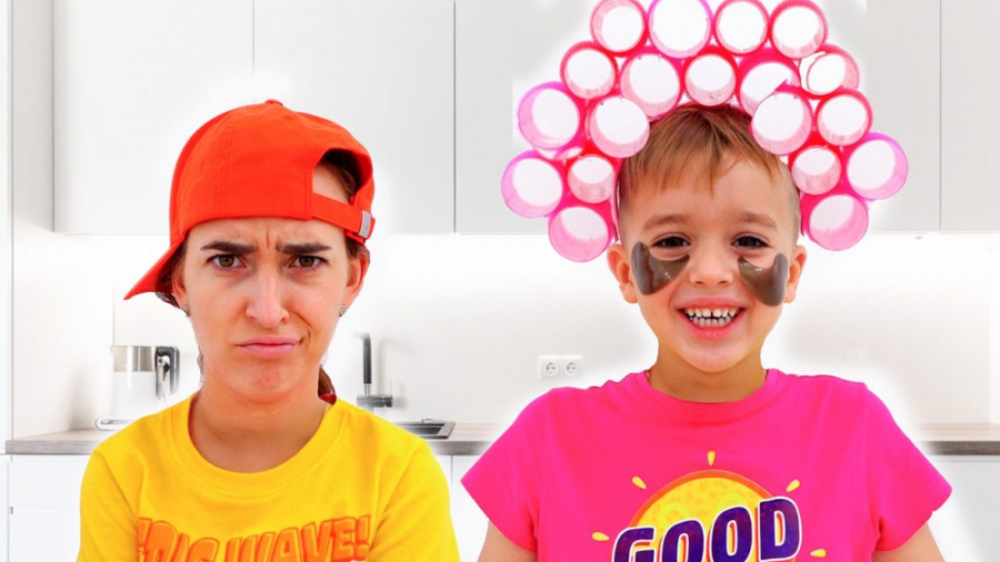 ولاد و نیکی  چالش 24 ساعت تقلی...