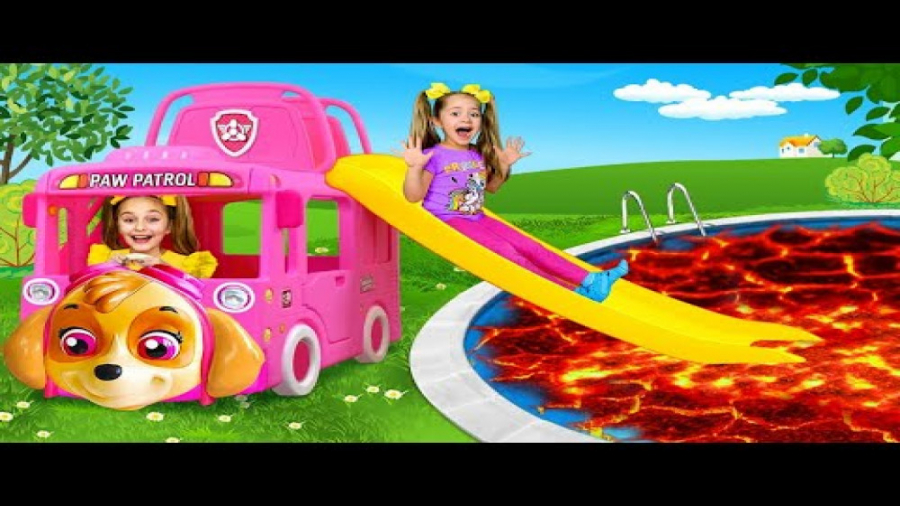 ساشا و ماشا  بازی چالشی و هیجا...