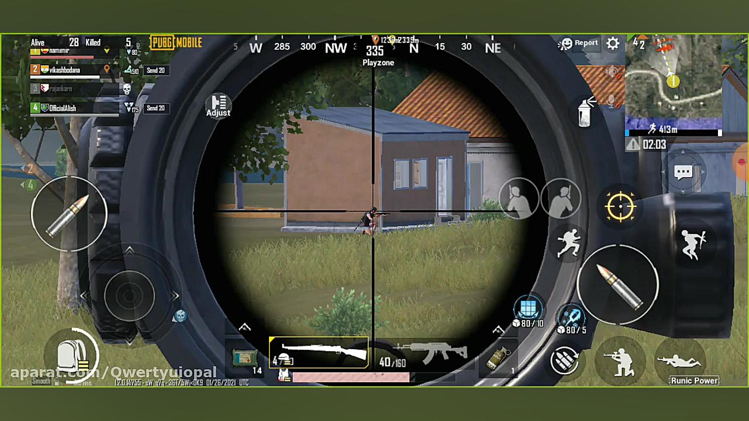 ترفند های بازی پابجی موبایل