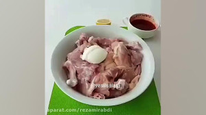 خوراک مرغ خوشمزه