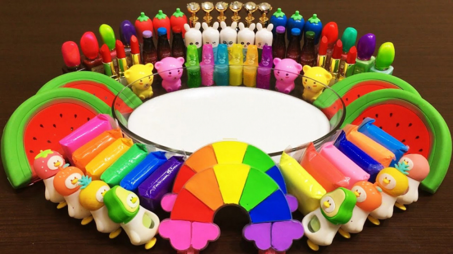 مجموعه اسلایمهای رنگی و لوازم...