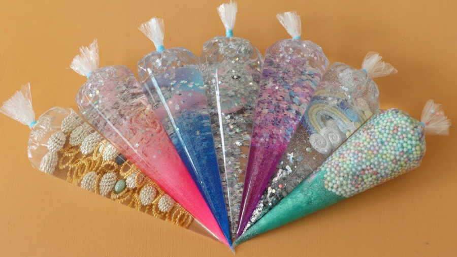 اسلایم شفاف یونیکورنی