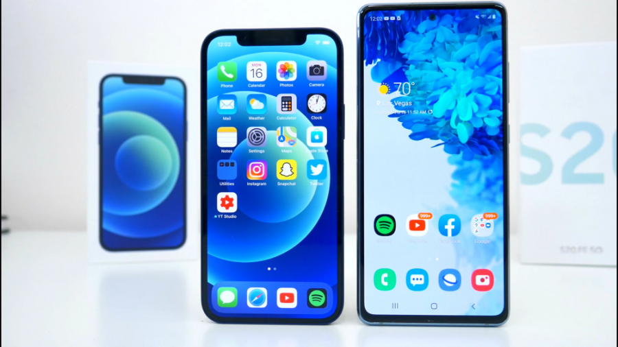 مقایسه آیفون 12 و گلکسی S20 FE...