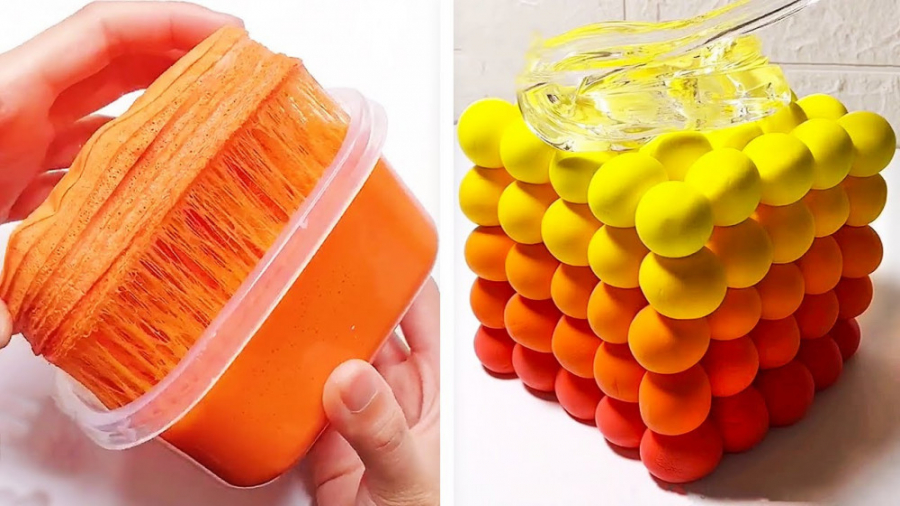 بازی با مجموعه اسلایمهای رنگین...