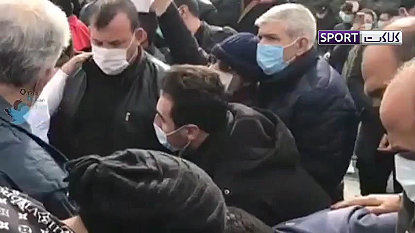 مراسم تشییع پیکر مهرداد میناون...