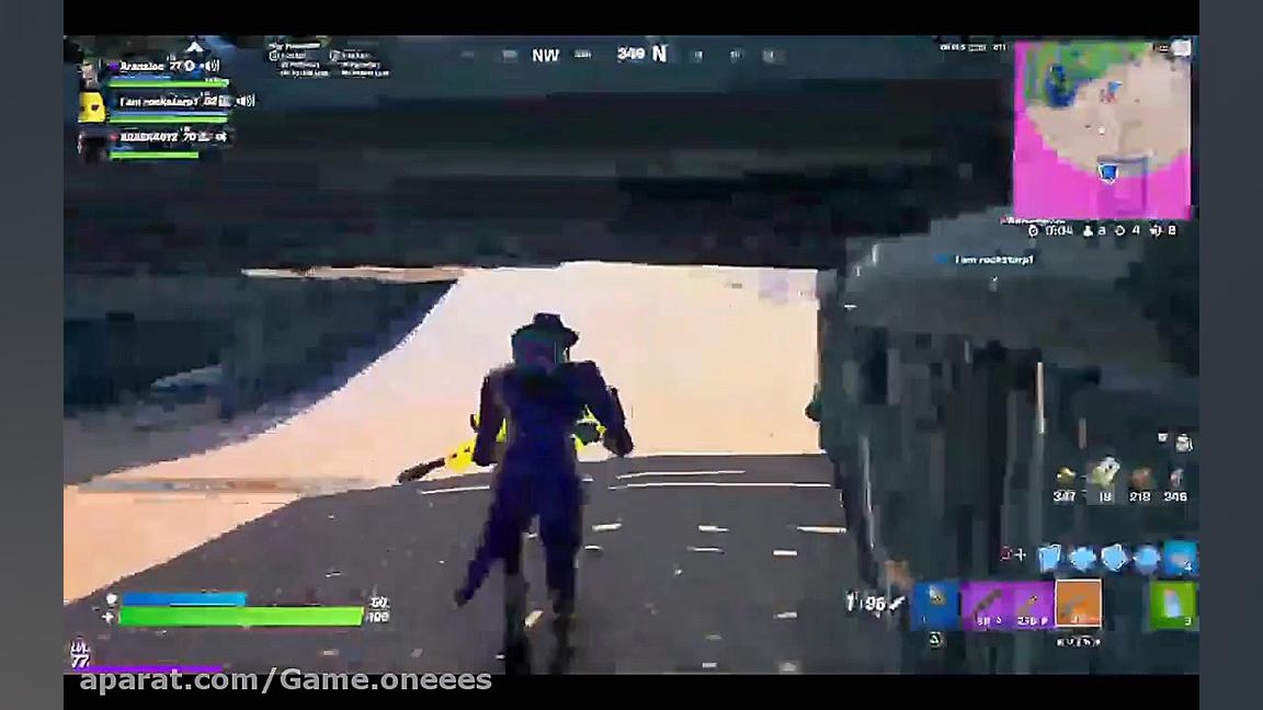 گیم پلی فورتنایت در پلی استیشن...