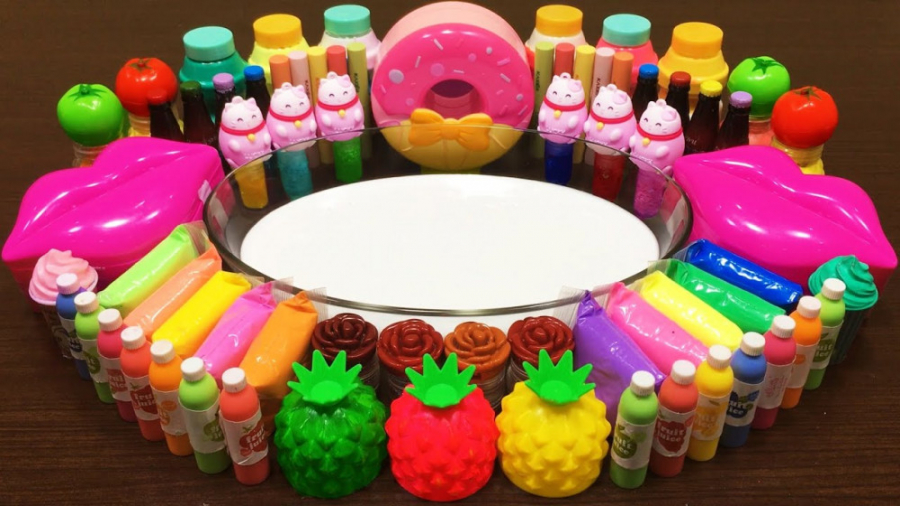 مجموعه اسلایم و لوازم میکاپ و...