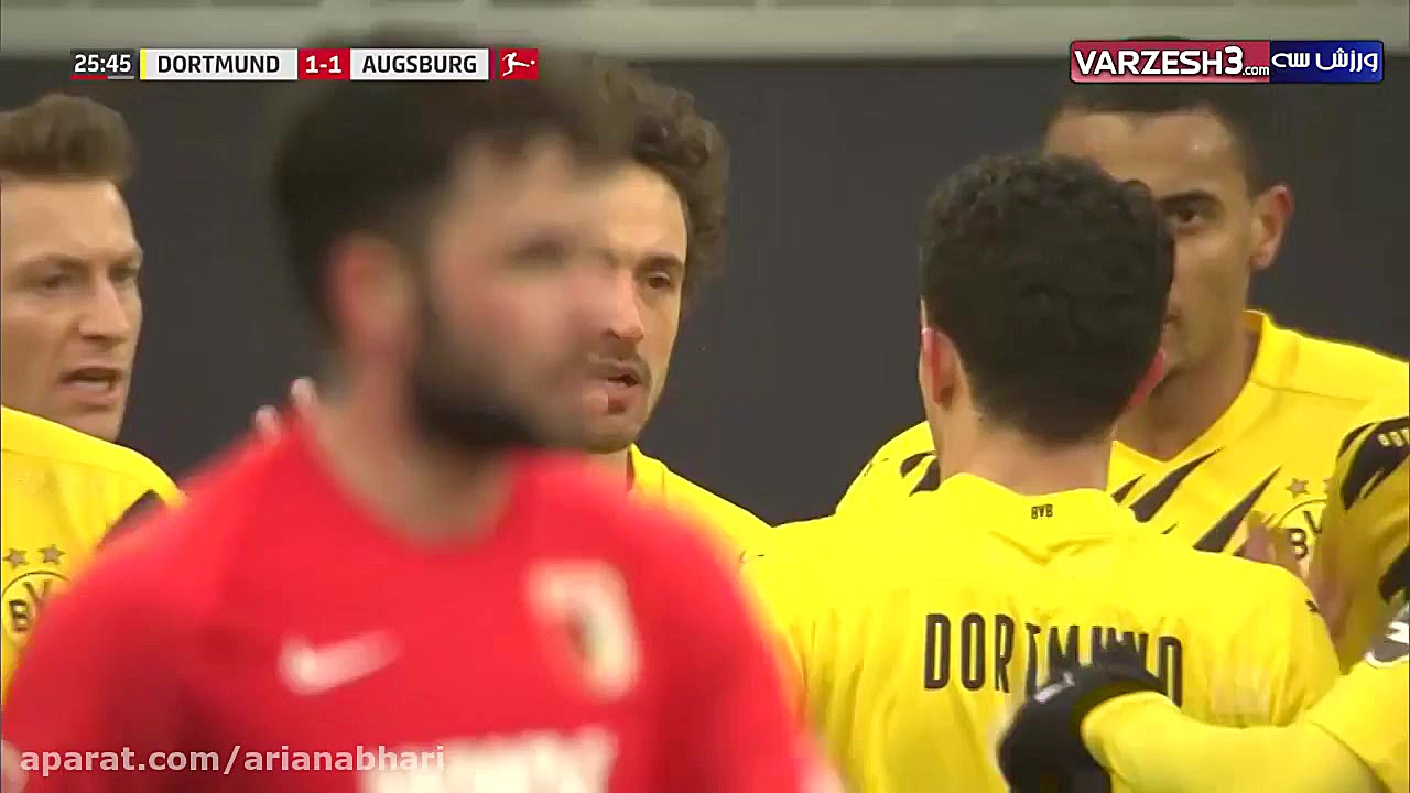خلاصه بازی بروسیا دورتموند  آگ...