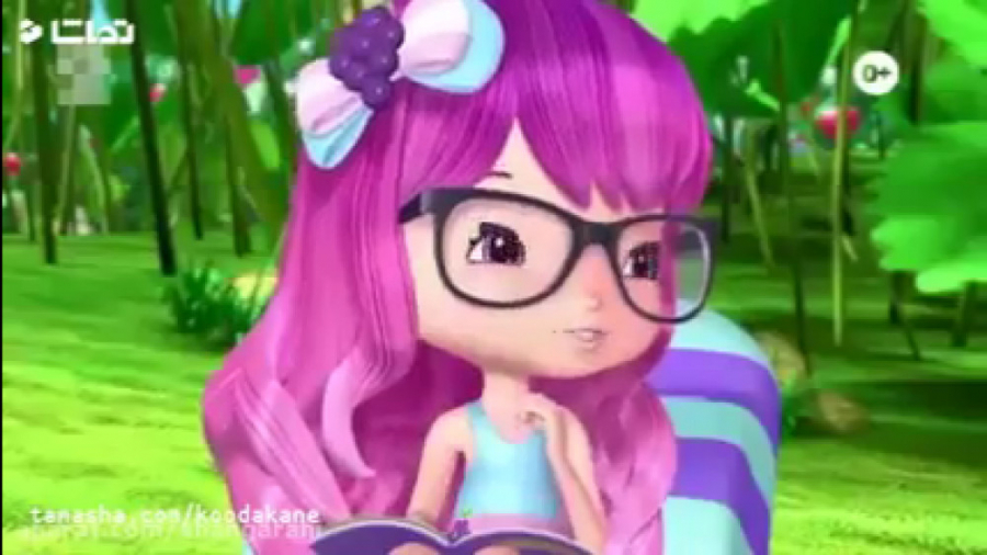 کارتون دختر توت فرنگی