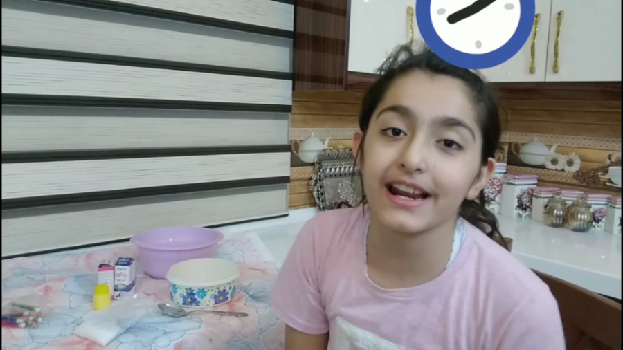 اموزش اسلایم دونه برفی همراه ب...