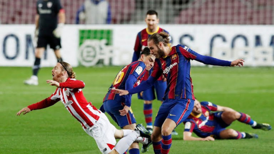 خلاصه بازی بارسلونا 2 1 بیلبائ...