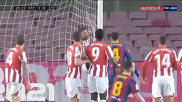 خلاصه بازی بارسلونا و اتلتیکو...
