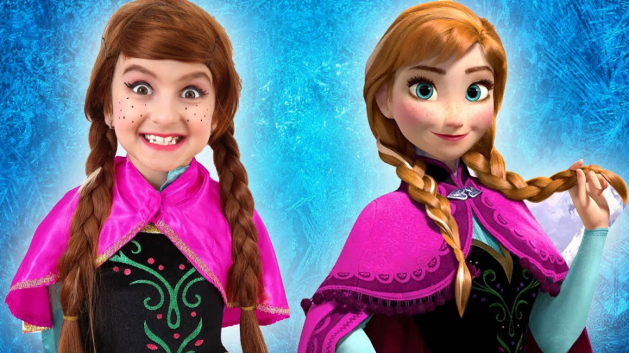 نمایش پرنسس انا و مدل موی جدید