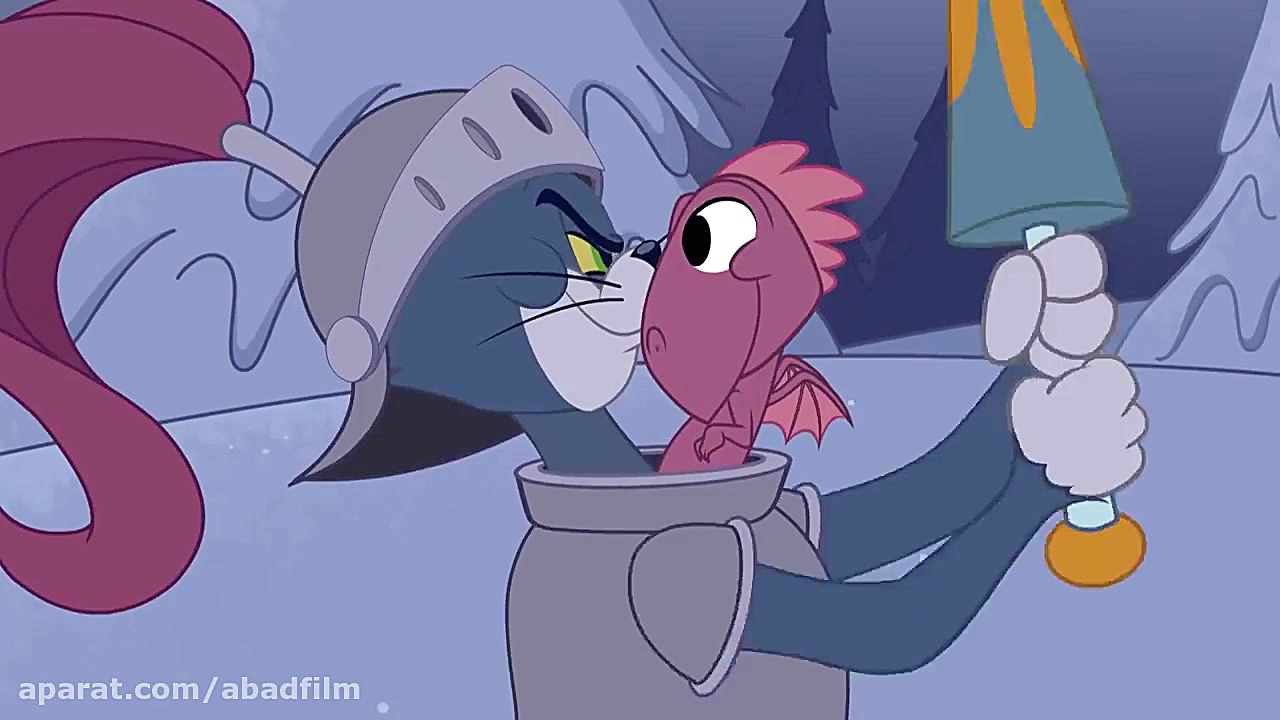 کارتون تام و جری شعله اژدها