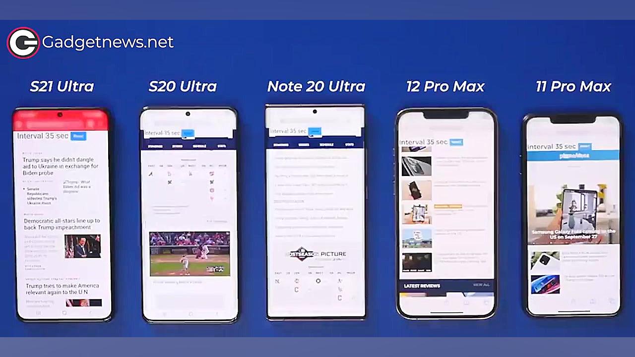 مقایسه باتری گلکسی اس 21 اولتر...