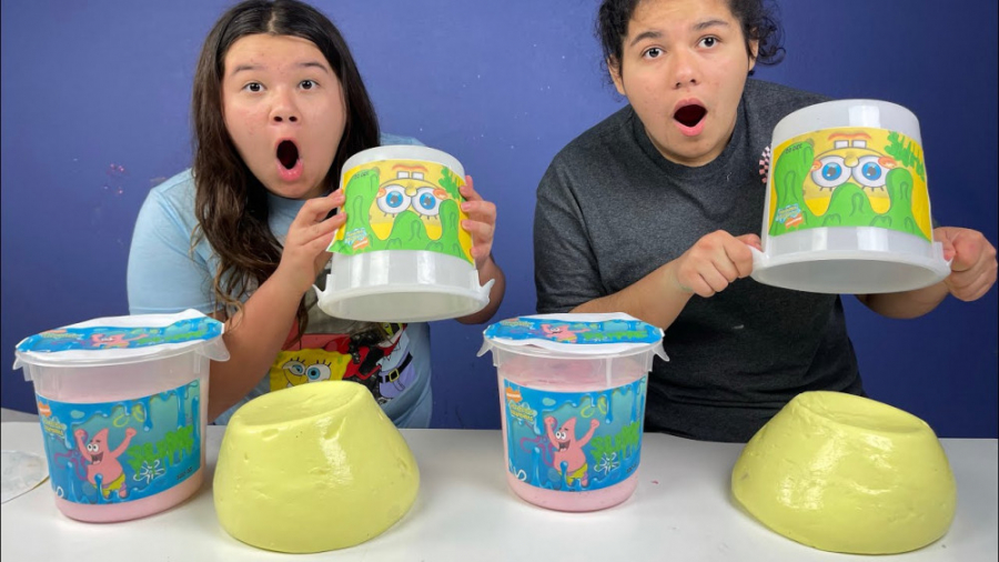 مری و ایزی  اسلایم باب اسفنجی...