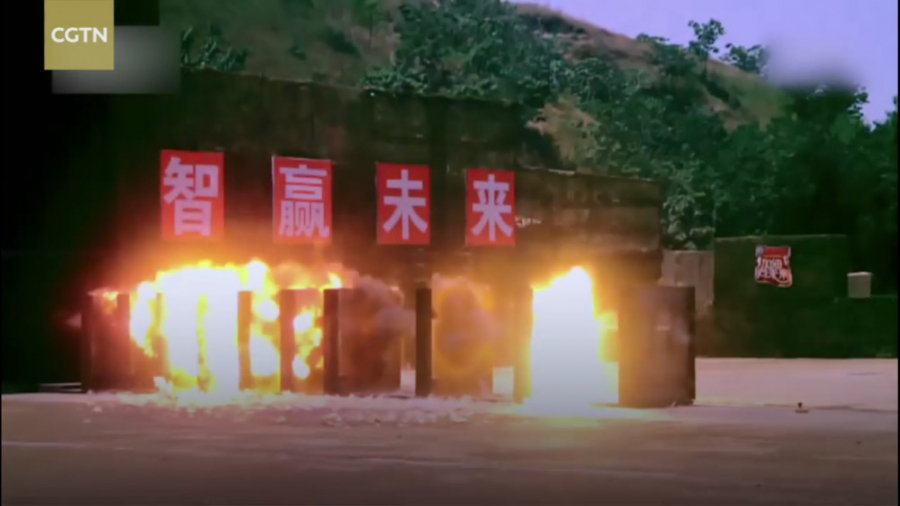 نمایشی از گلوله انرژی جنبشی سا...