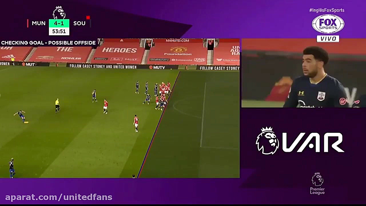 خلاصه بازی منچستریونایتد مقابل...