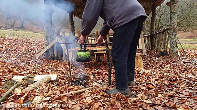 آشپزی آذربایجان ! پخت ماهی روی...