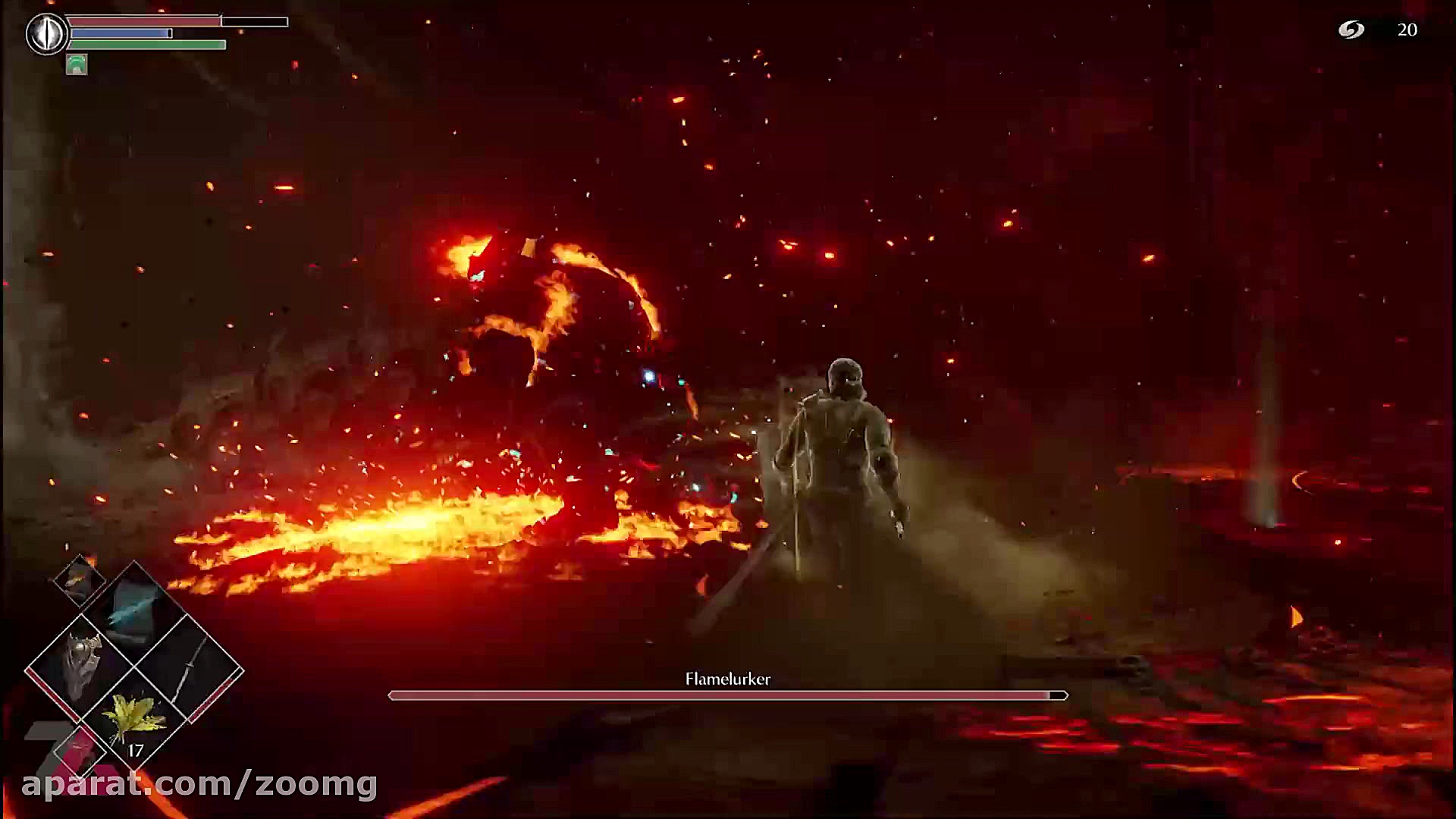 ویدیو راهنما باس فایت Flamelur...