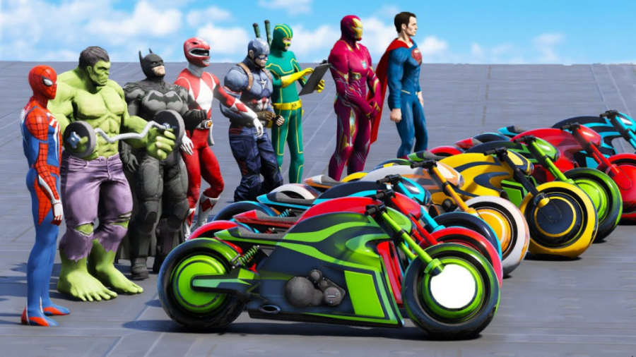 چالشهای هالک  اسپایدرمن  بتمن...