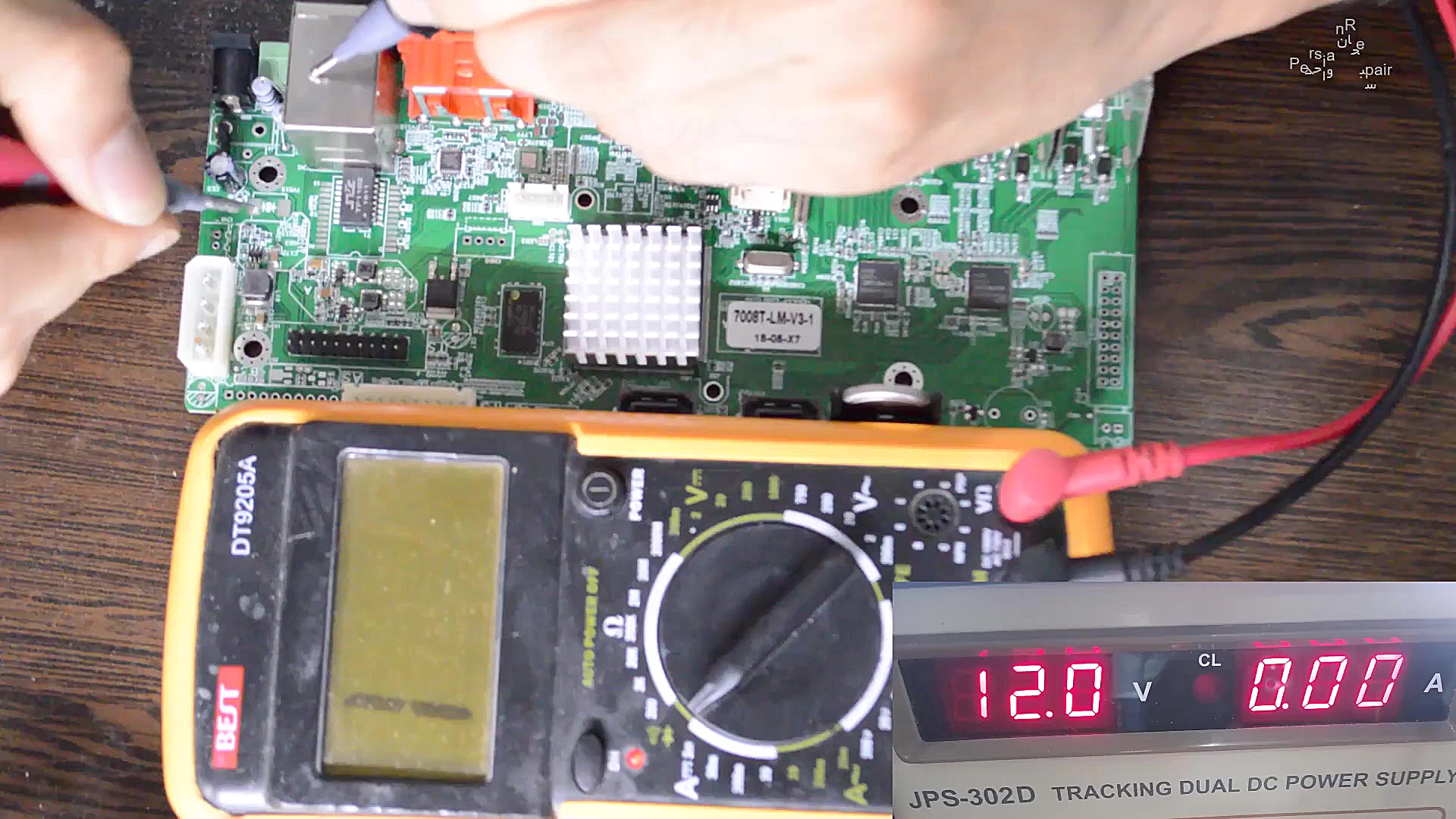 چطور اتصالی های برد را پیدا کن...