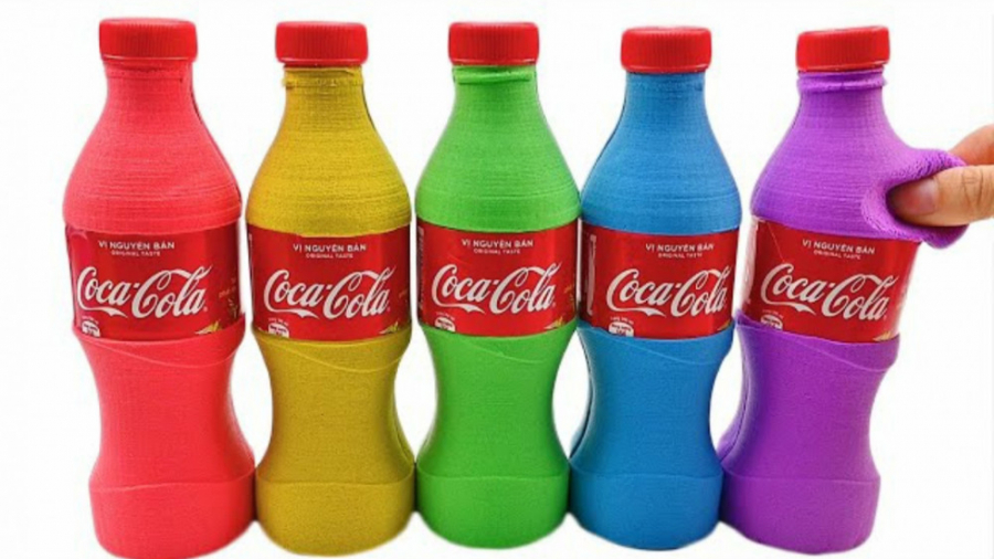 ساخت بطری کوکاکولا با ماسه های...