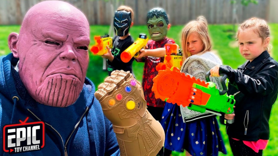 مبارزه ابرقهرمانان و ثانوس