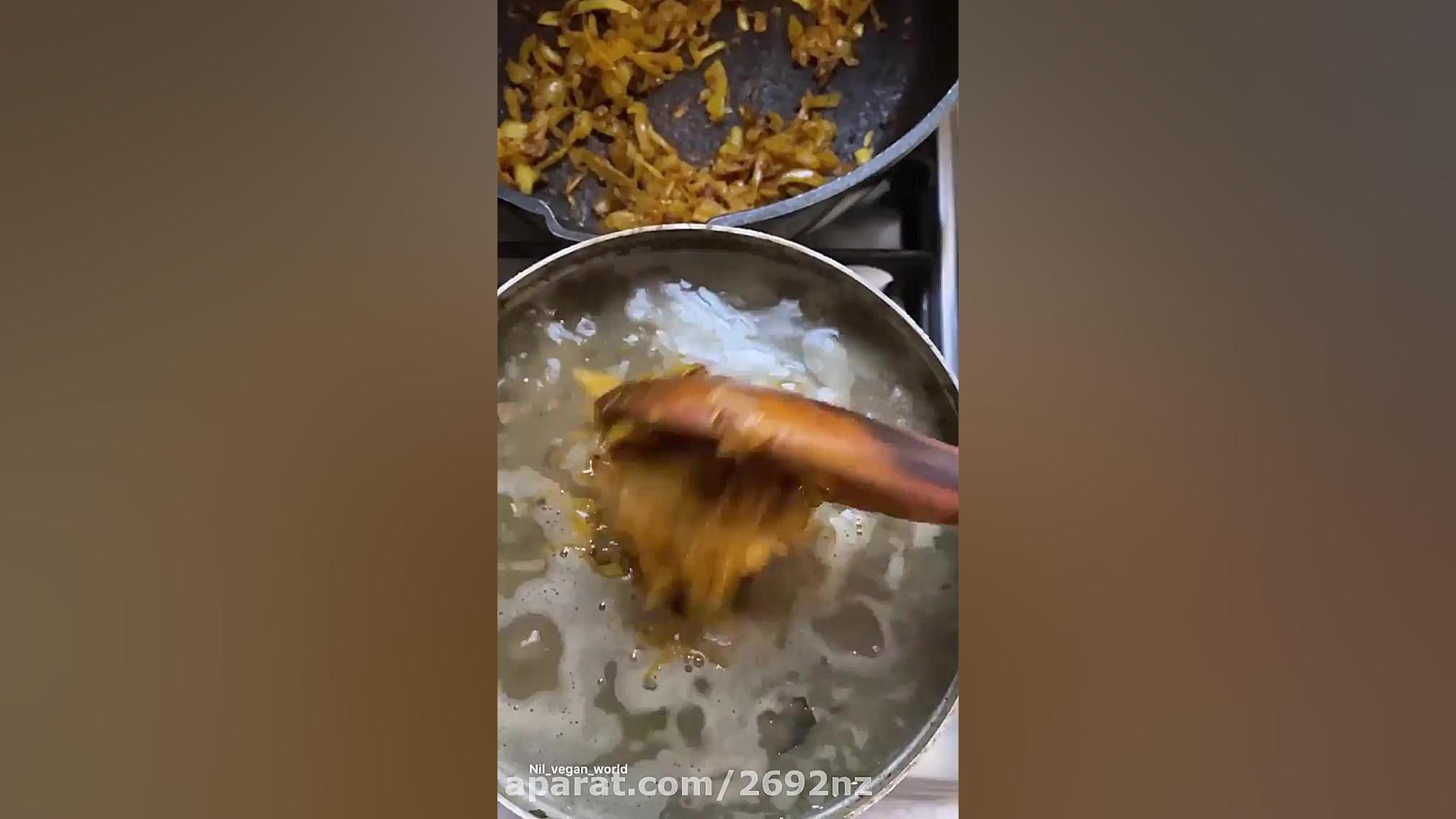 آش ماش و عدس آشپزی