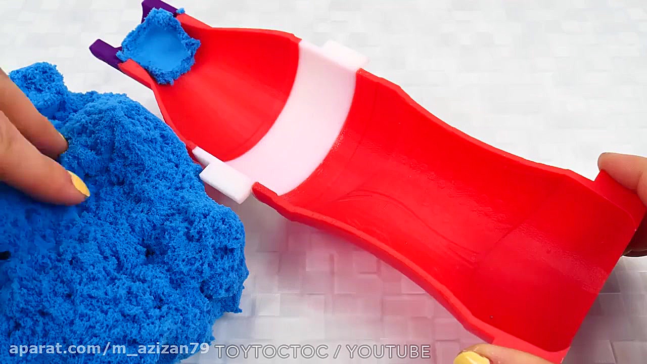 برش شن های جادویی | ساخت کوکاک...