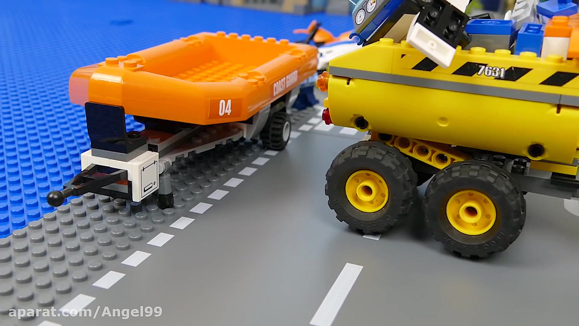 ماشین بازی قسمت 21  مسابقه لگو...