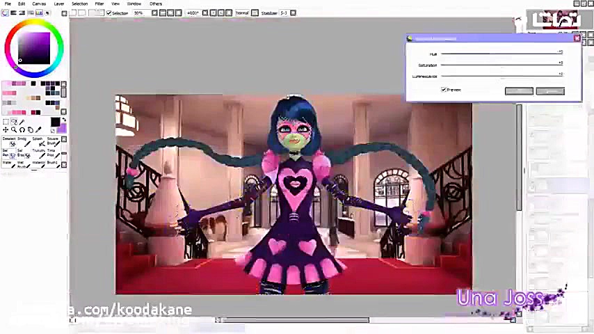  شرور شدن مرینت  میراکلس لیدی...