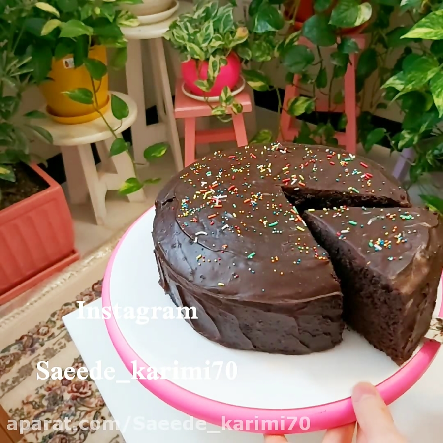 کیک دبل چاکلت