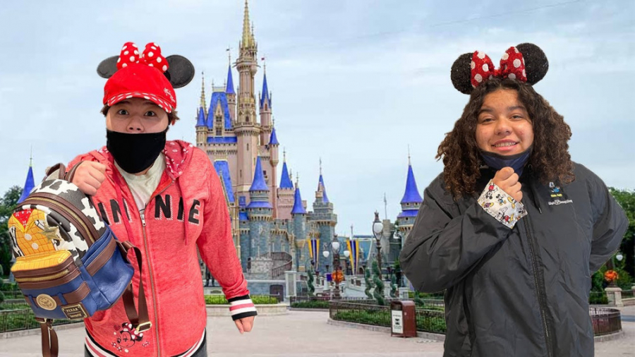 مری و ایزی  سفر به دیزنی لند