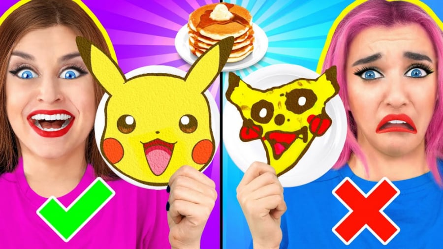 چالش پنکیک یونیکورنی  باب اسفن...