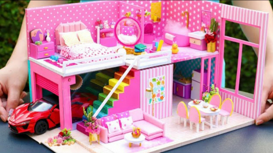 ساخت خانه مینیاتوری دارای گارا...