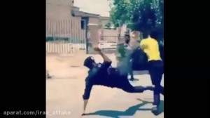 حرکت بسیار زیبا اکروباتیک تکاو...