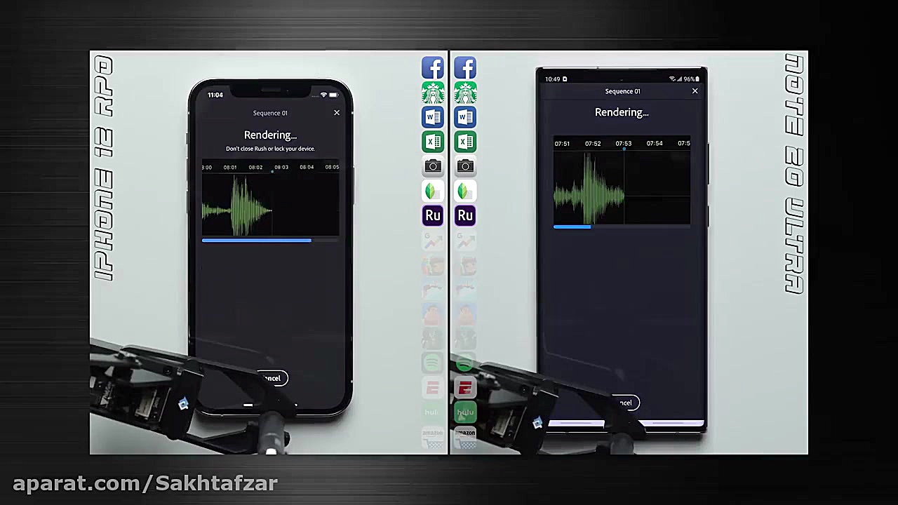 تست سرعت گلکسی S21 Ultra و آیف...