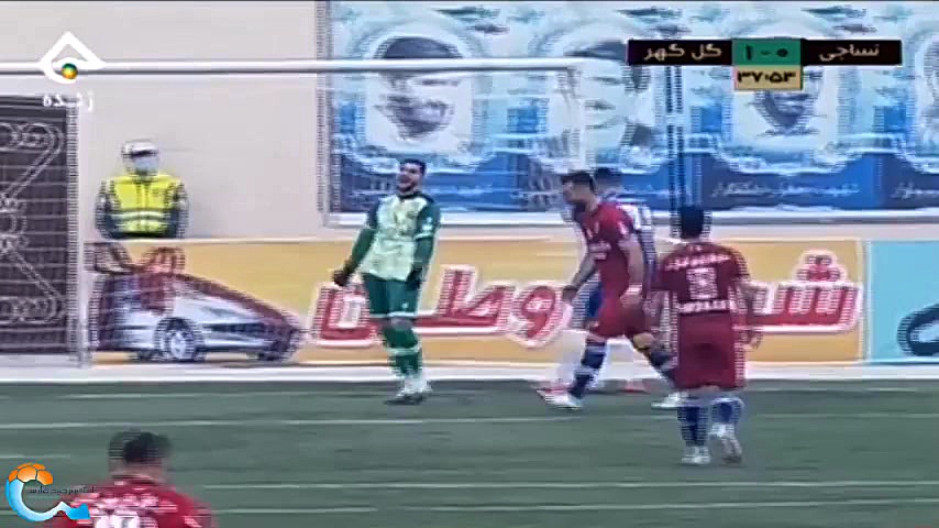 خلاصه بازی نساجی 1 2 گل گهر