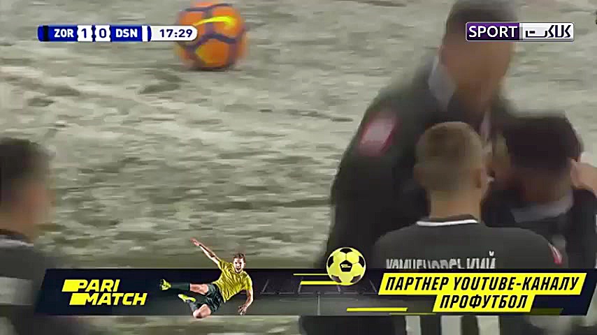 پاس گل صیادمنش در بازی زوریا...