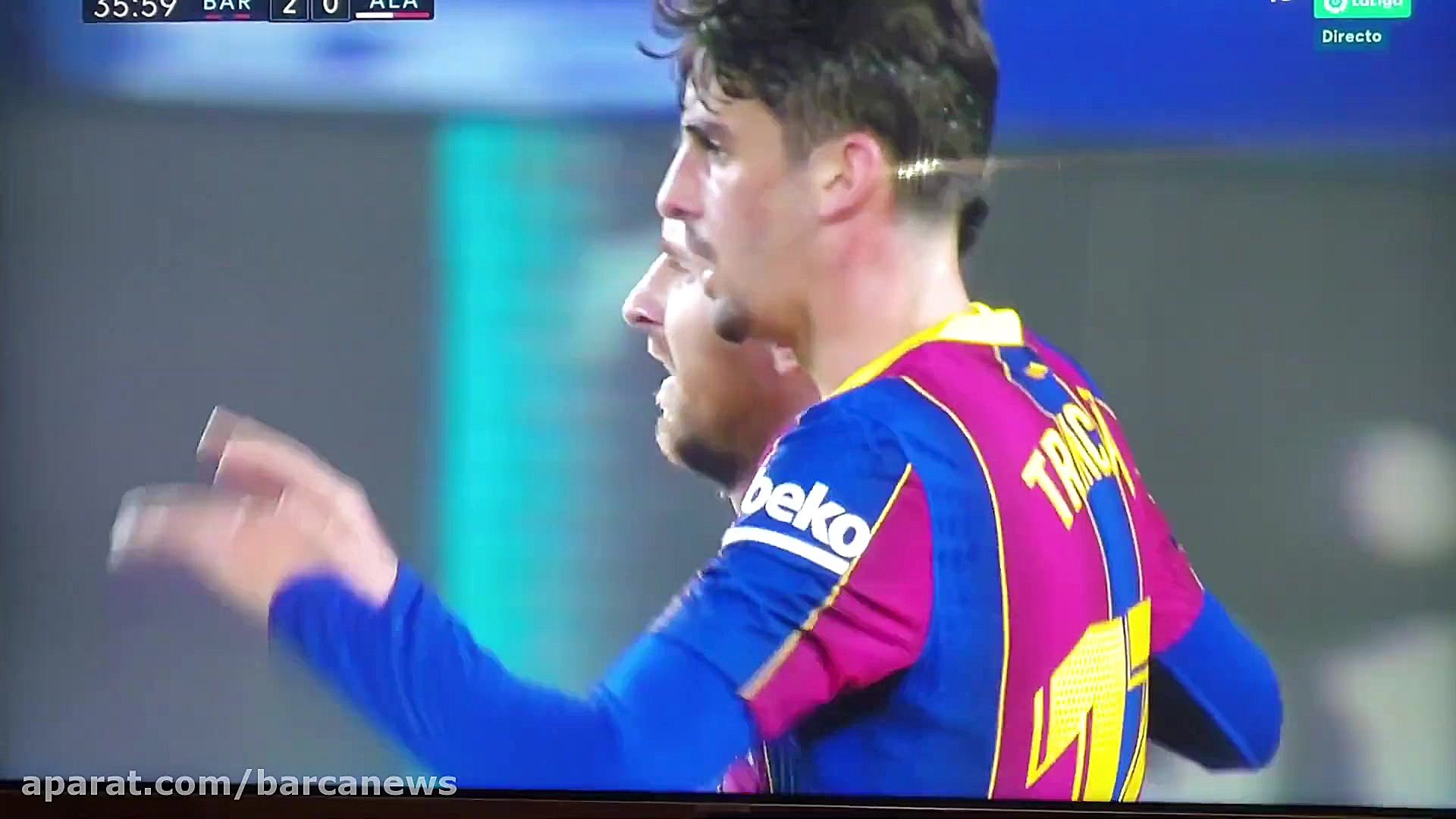 گل مسی به آلاوس که توسط VAR به...