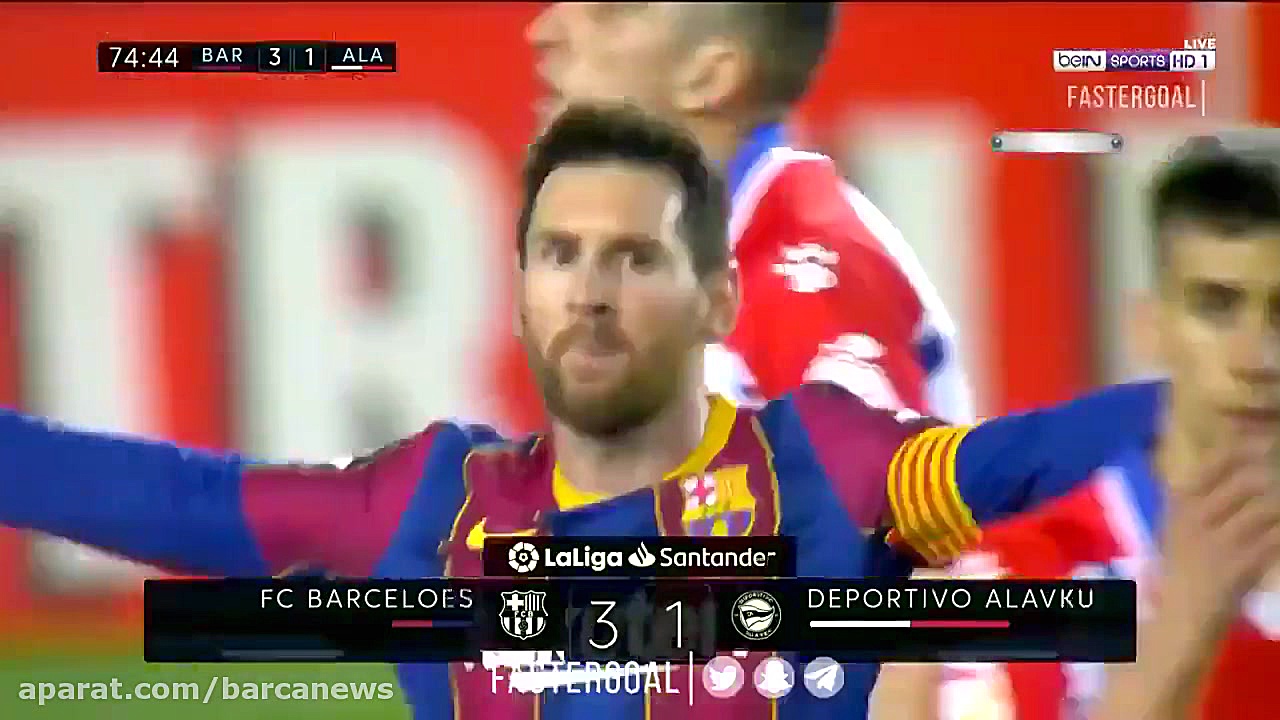 گل دوم و زیبای مسی به آلاوز (...