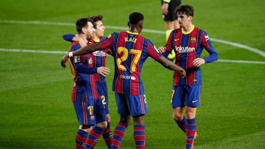 خلاصه بازی بارسلونا 5 1 آلاوس...